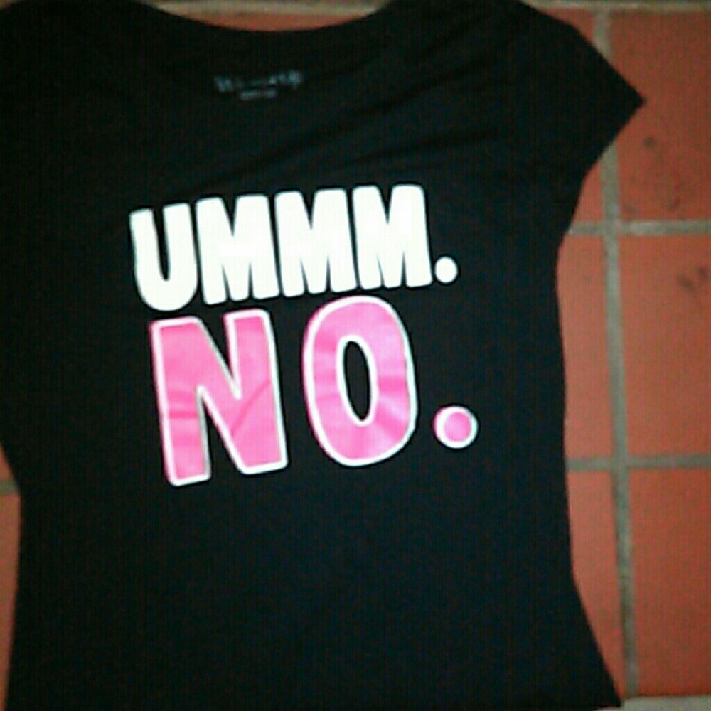 Umm no  roumd up tee for girls